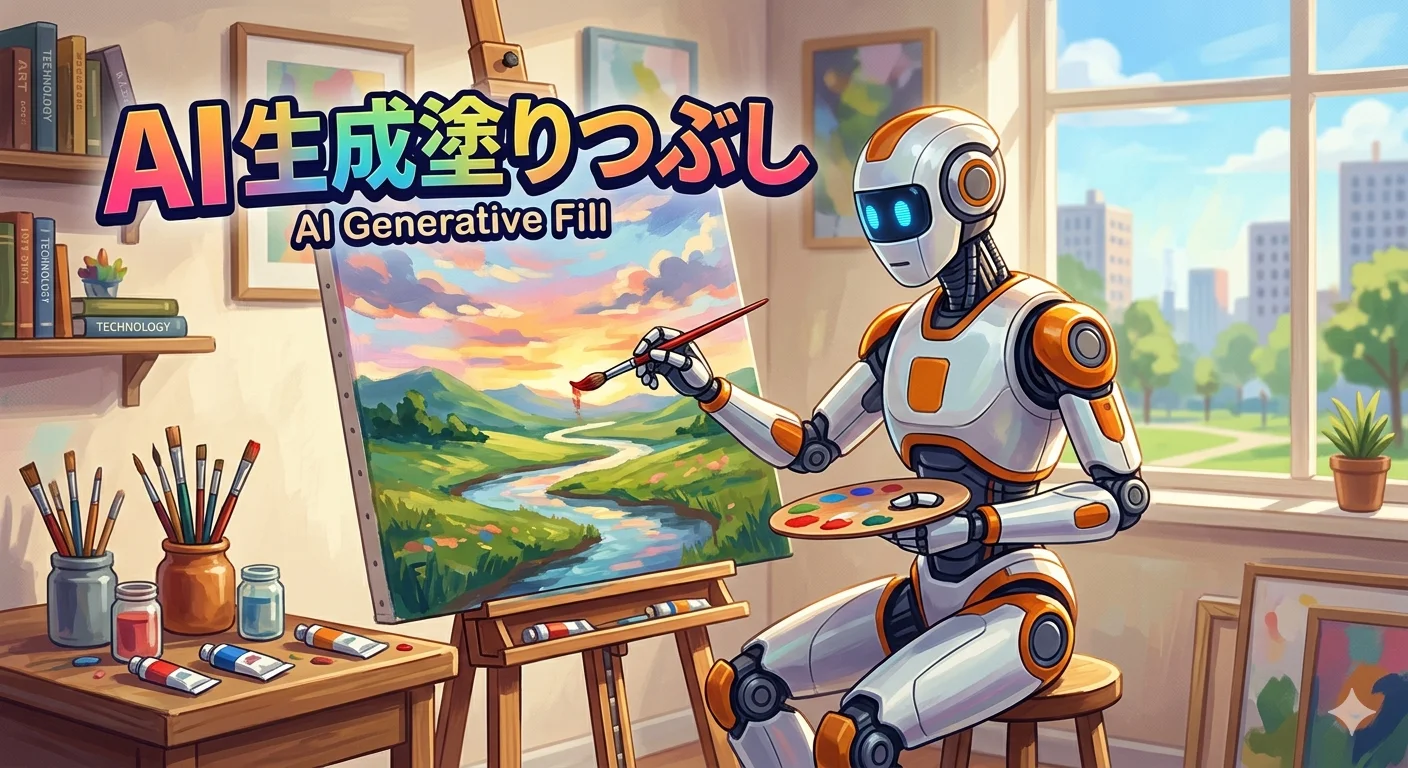 AI 生成塗りつぶし